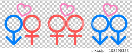 Illustration of man and woman couple and love and affection 108390328