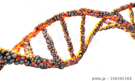DNA double helix On the dark background abstract. can be used in education, science or cosmetics industry background. Conceptual design of Science and genetics information. DNA double helix On the dark background abstract. can be used in education, science or cosmetics industry background. Conceptual design of Science and genetics information. 108392168