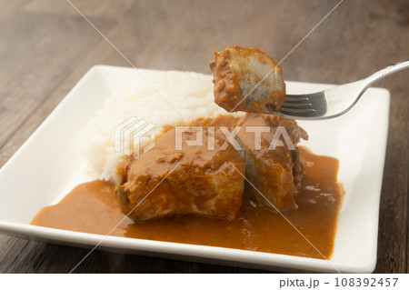 鯖缶カレー 箸あげ 鯖缶カレー 箸あげ 108392457