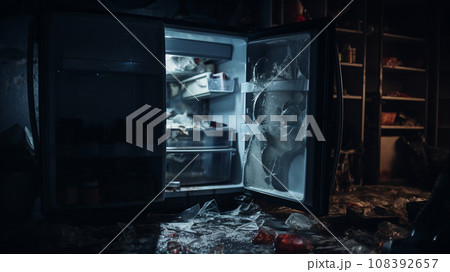 壊れた冷蔵庫の画像 壊れた冷蔵庫の画像 108392657