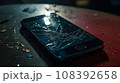 壊れたスマホ 108392658