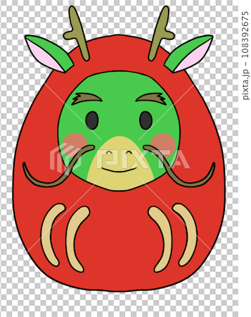 龍のダルマ（辰・通常1） 108392675