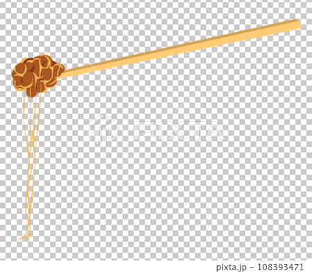 Chopsticks for grabbing natto, right 108393471