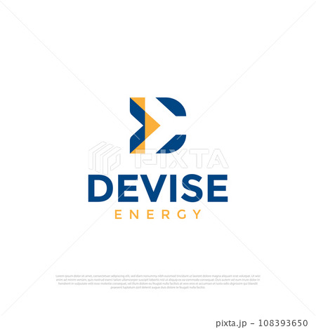 Abstract letter D E ED initial logo vector design template Abstract letter D E ED initial logo vector design template 108393650