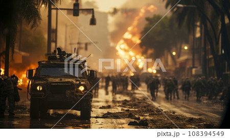 都市への軍事侵攻：イスラエル／ロシアの侵攻など