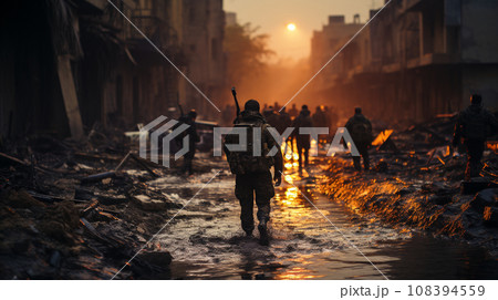 都市への軍事侵攻：イスラエル／ロシアの侵攻など