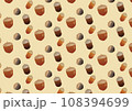 どんぐりの背景パターン 108394699