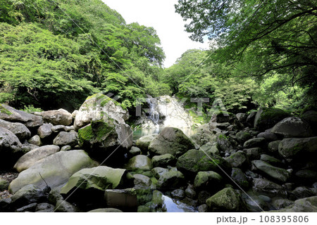 Beautiful scenery of Hallasan Valley, a famous tourist attraction on Jeju Island, South Korea. 108395806
