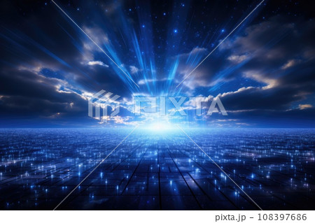 Cloud computing transfer big data on internet. futuristic digital technology .Generative AI Cloud computing transfer big data on internet. futuristic digital technology .Generative AI 108397686
