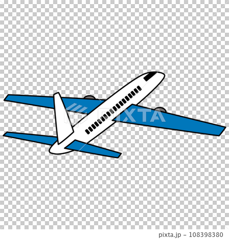 離陸直後の飛行機のイラスト 108398380