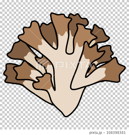 Pop and cute mushroom illustration 108398381