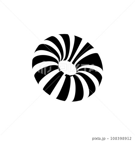 Circle animation in donut shape vector Circle animation in donut shape vector 108398912