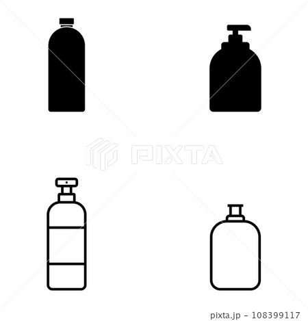shampoo icon vector 108399117