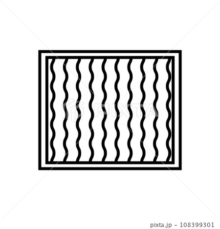 curtain icon vector 108399301