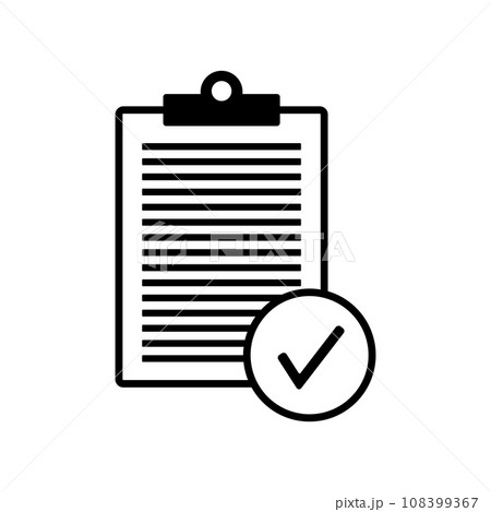 check list icon vector 108399367