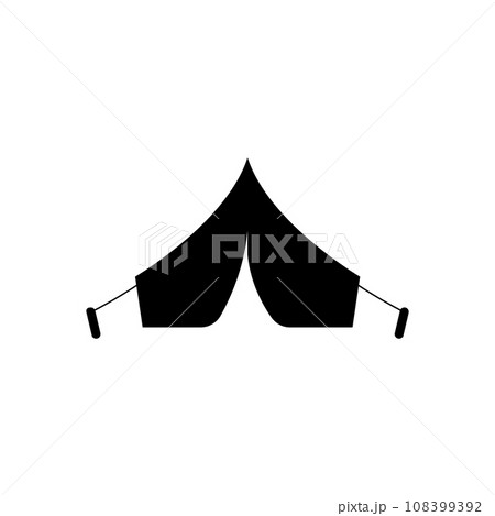 tent icon vector 108399392