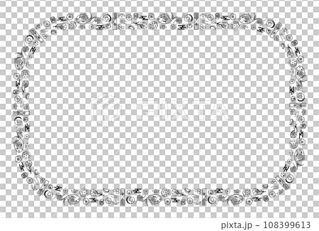 Osechi 材質框架矩形單色 108399613