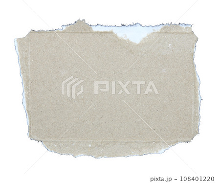 Pieces of torn scrapbook paper isolated on white background Pieces of torn scrapbook paper isolated on white background 108401220