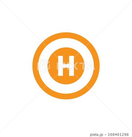 helicopter pad icon vektor 108401298
