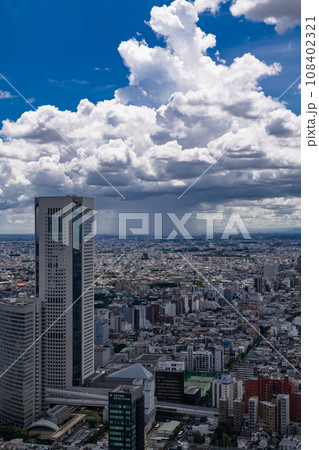 《東京都》ゲリラ豪雨発生・東京郊外方面 108402321
