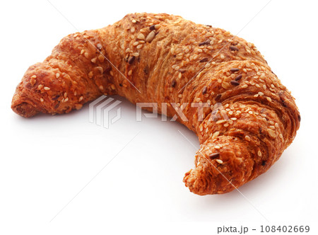 Closeup of tasty croissant Closeup of tasty croissant 108402669
