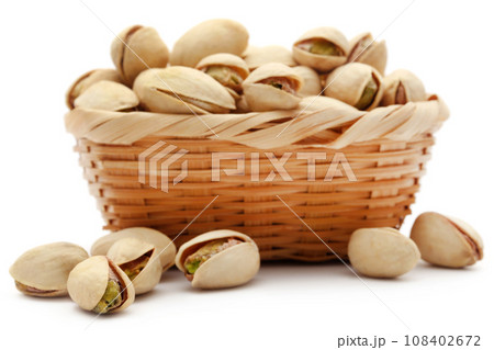 Closeup of fresh organic pistachio Closeup of fresh organic pistachio 108402672