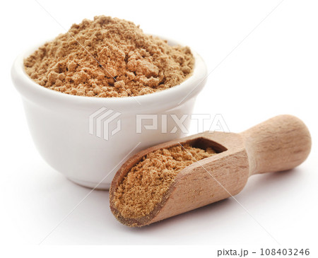 Ginger with dried powder Ginger with dried powder 108403246