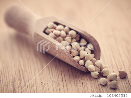 Buckwheat on natural surface Buckwheat on natural surface 108403552
