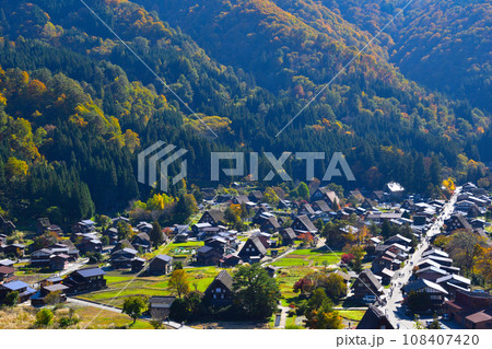 秋 白川郷 荻町地区 秋 白川郷 荻町地区 108407420