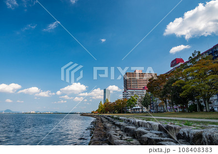 琵琶湖畔の公園　なぎさ公園　大津市 108408383
