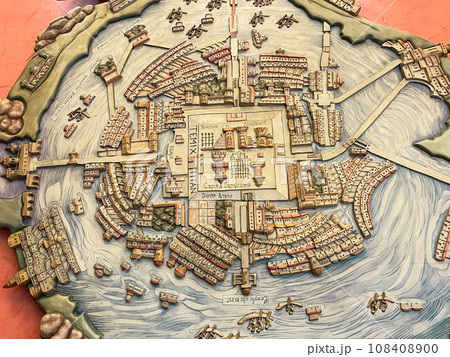 メキシコシティ　テノチティトラン模型 108408900