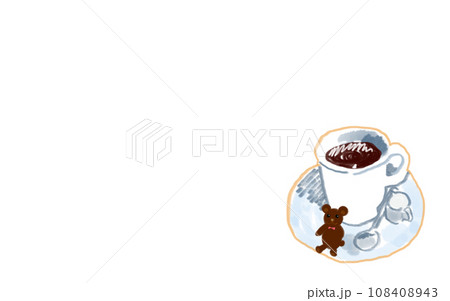 ホッとひと息(テディベアー) 108408943