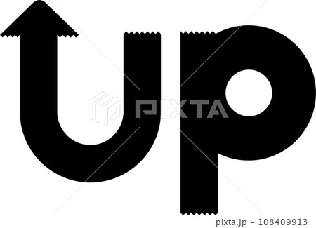 UPのイラスト文字 108409913