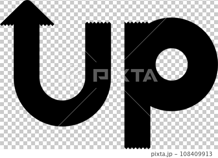 UPのイラスト文字 108409913
