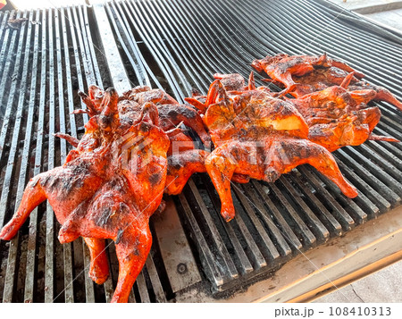 メキシコシティ郊外の国道沿いにあるタコス料理店 108410313