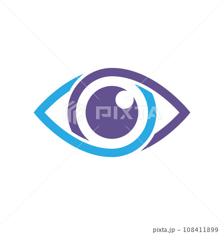 Eye vector icon, vector best flat icon, EPS 108411899