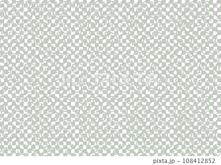 Arabesque pattern (grass color) 108412852