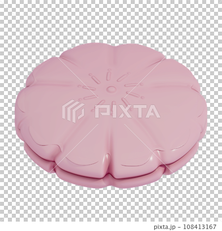 Japanese dessert 3D wagashi mochi , 3d rendering Japanese dessert 3D wagashi mochi , 3d rendering 108413167