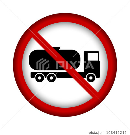 No truck sign. 108413213