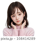 AIで生成した悩んでる女の子 AIで生成した悩んでる女の子 108414289