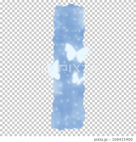 cloud blue I alphabet with butterflies and sparkles cloud blue I alphabet with butterflies and sparkles 108415400