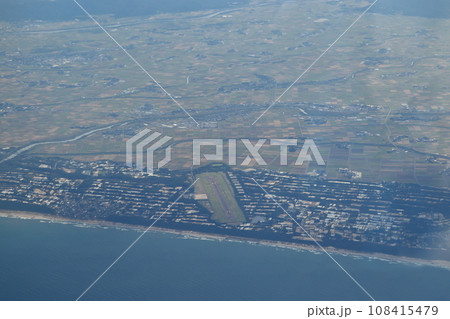 上空から見た庄内空港 上空から見た庄内空港 108415479