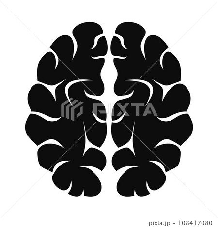 Artificial brain icon. Simple illustration of artificial brain vector icon for web design isolated on white background 108417080