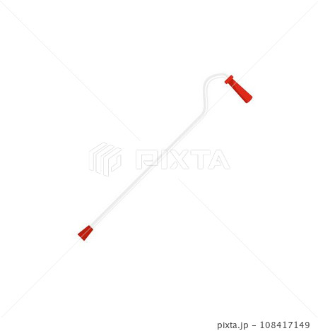 Aged walking stick icon. Flat illustration of aged walking stick vector icon for web design Aged walking stick icon. Flat illustration of aged walking stick vector icon for web design 108417149