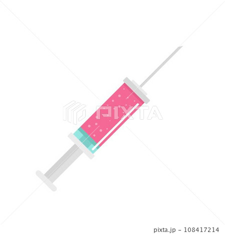 Contraceptive injection icon. Flat illustration of contraceptive injection vector icon for web design Contraceptive injection icon. Flat illustration of contraceptive injection vector icon for web design 108417214