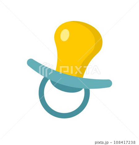 Nipple toy icon. Flat illustration of nipple toy vector icon for web design Nipple toy icon. Flat illustration of nipple toy vector icon for web design 108417238