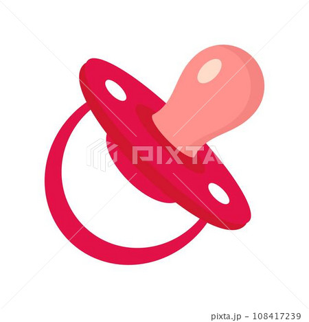 Child nipple icon. Flat illustration of child nipple vector icon for web design Child nipple icon. Flat illustration of child nipple vector icon for web design 108417239