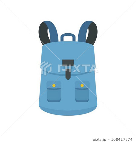 Haversack icon. Flat illustration of haversack vector icon for web design 108417574