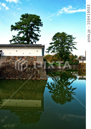 小田原城 二の丸 住吉橋と銅門の風景 108419083