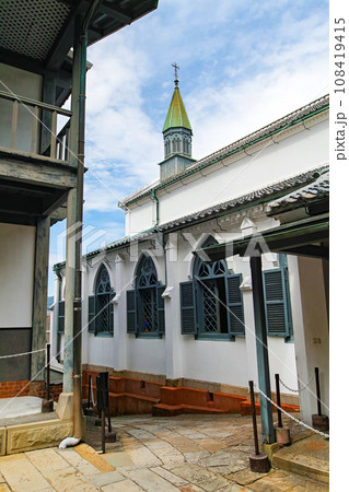 長崎県/ 春の国宝 大浦天主堂 108419415